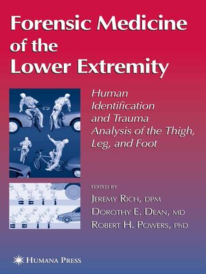 cover image of Forensic Medicine of the Lower Extremity
